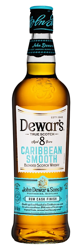 Виски Dewar's Caribbean Smooth 8 Years Old, 0,7 л — Шотландия