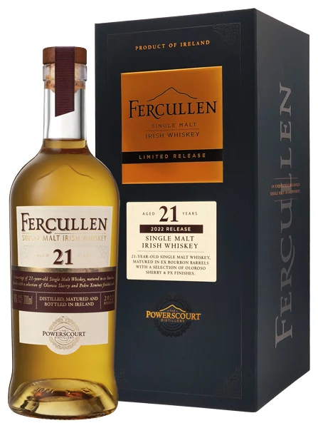 Виски Fercullen 21 Years Old Single Malt 46% 0,7 л п/уп — Ирландия