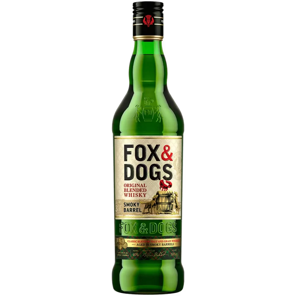 Виски Fox & Dogs Smoky Barrel, 0,5 л — Россия