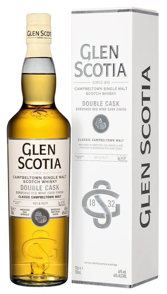 Виски Glen Scotia Single Malt Double Cask Bordeaux Red Wine Finish в подарочной упаковке, 0,7 л — Шотландия