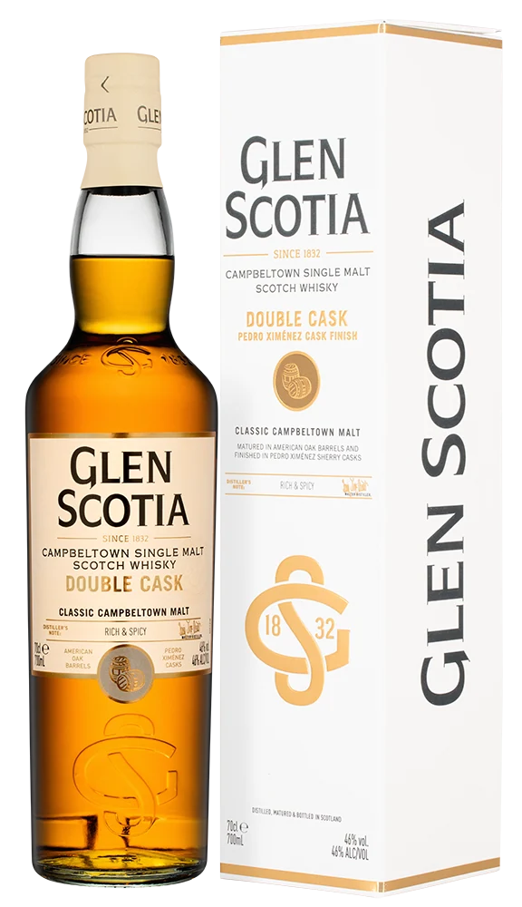 Виски Glen Scotia Single Malt Double Cask Pedro Ximenez Cask Finish в подарочной упаковке, 0,7 л — Шотландия