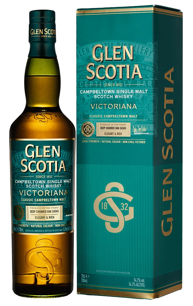 Виски Glen Scotia Single Malt Victoriana Cask Strength в подарочной упаковке, 0,7 л — Шотландия