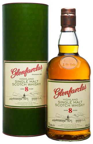 Виски Glenfarclas 8 years 40% 0,7 л п/уп (туба) — Шотландия