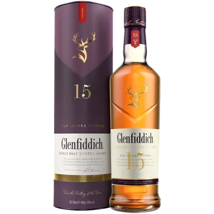 Виски Glenfiddich 15 лет 0,7 л в подарочной упаковке — Шотландия