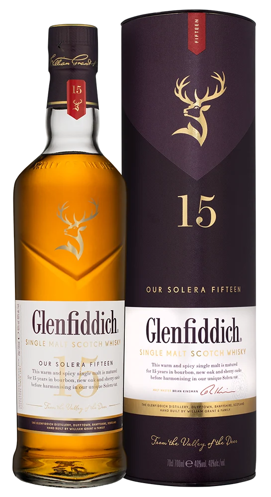 Виски Glenfiddich 15 Years Old в подарочной упаковке, 0,7 л — Шотландия