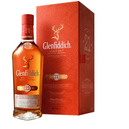 Виски Glenfiddich 21 год 0,7 л в подарочной упаковке — Шотландия