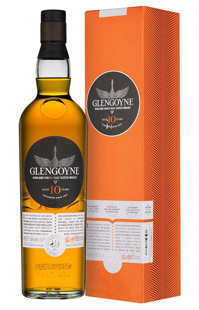 Виски Glengoyne Aged 10 Years в подарочной упаковке, 0,7 л — Шотландия