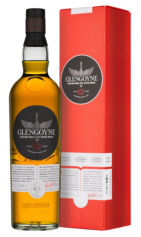 Виски Glengoyne Aged 12 Years в подарочной упаковке, 0,7 л — Шотландия