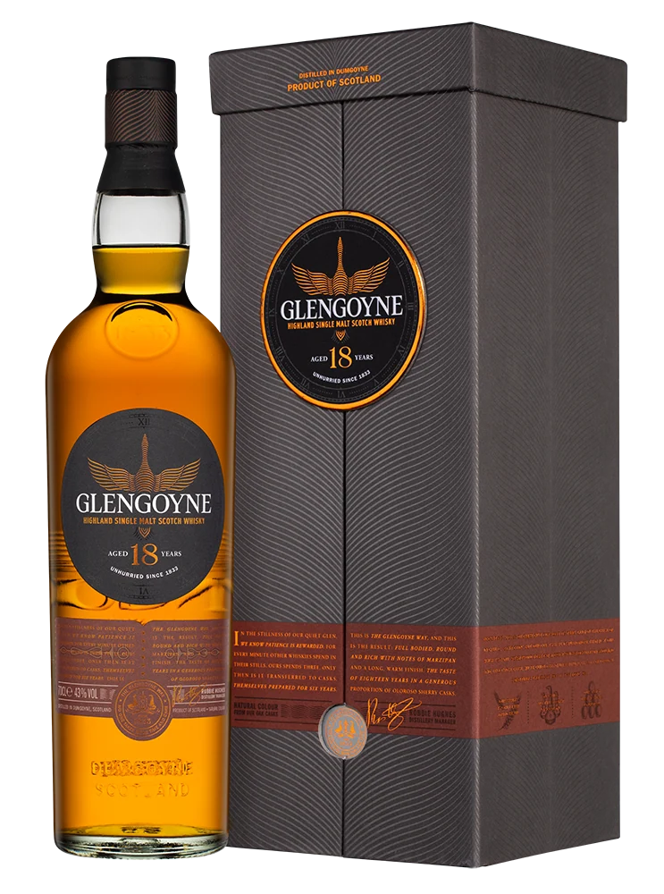 Виски Glengoyne Aged 18 Years в подарочной упаковке, 0,7 л — Шотландия