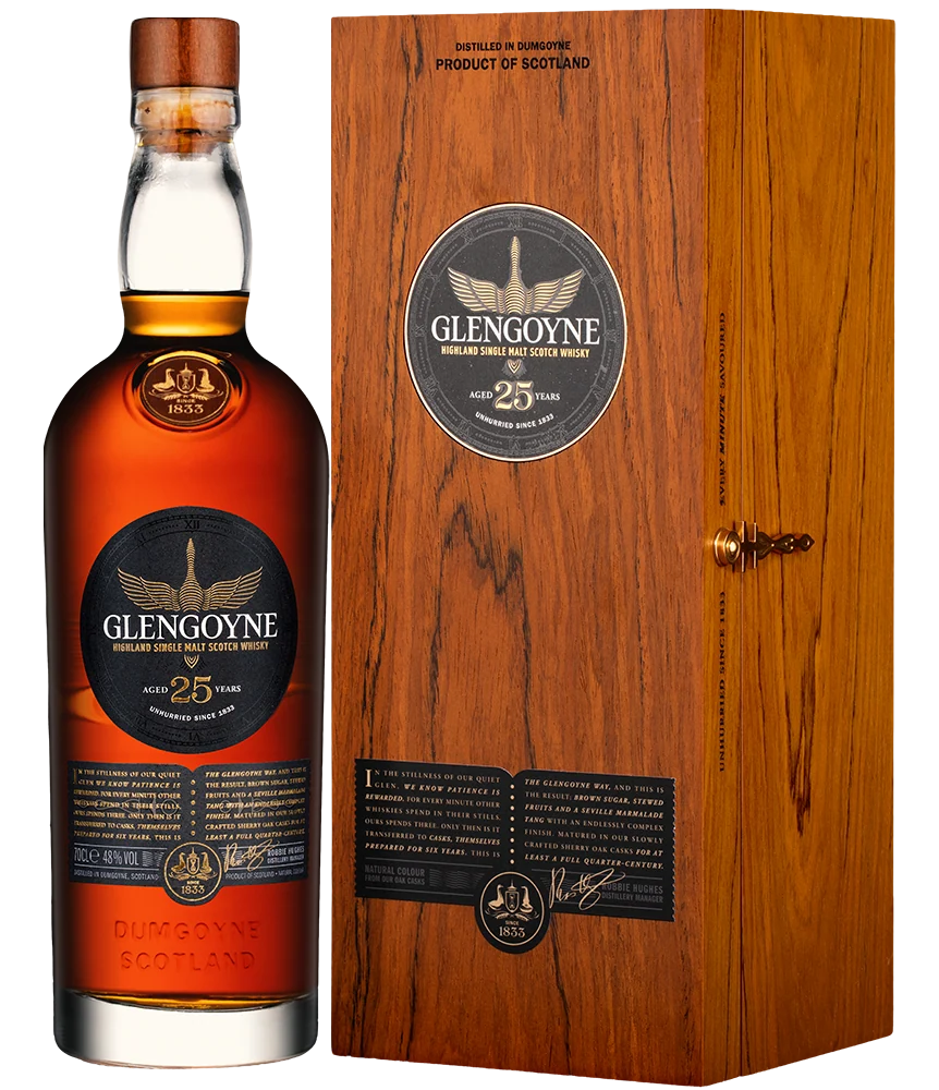 Виски Glengoyne Aged 25 Years в подарочной упаковке, 0,7 л — Шотландия