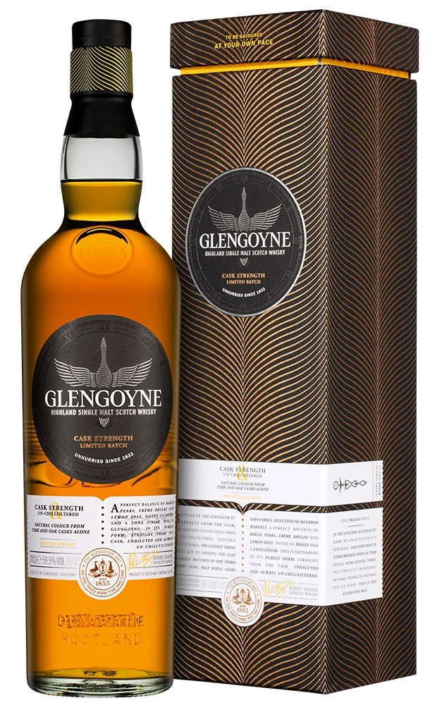 Виски Glengoyne Cask Strength в подарочной упаковке, 0,7 л — Шотландия