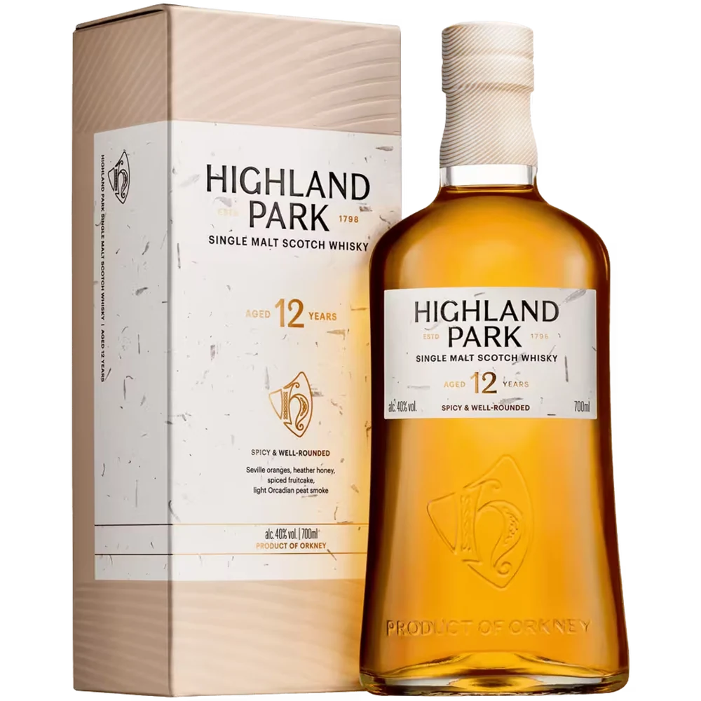 Виски Highland Park 12 year old 0,7 л в подарочной упаковке — Шотландия