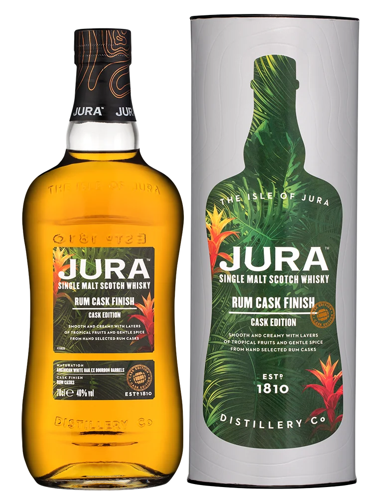Виски Isle of Jura Rum Cask Finish в подарочной упаковке, 0,7 л — Шотландия