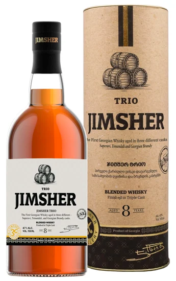 Виски Jimsher Trio 47% 0,7 л п/уп — Грузия