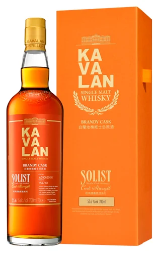 Виски Kavalan Solist Brandy Cask Single Cask Strength 55,6%, 0,7 л — Тайвань