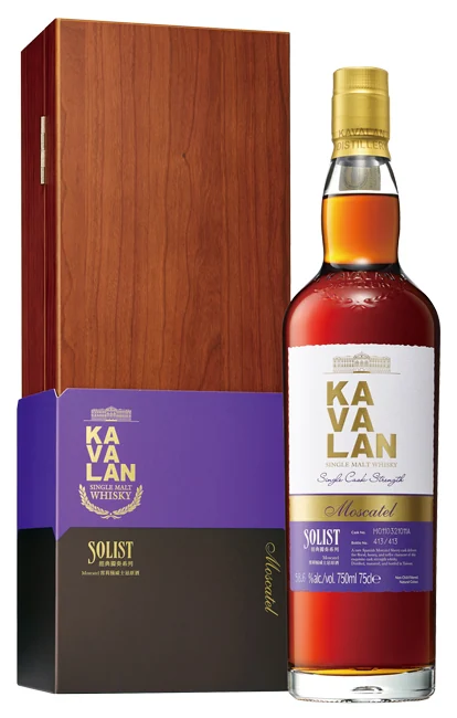 Виски Kavalan Solist Moscatel Single Cask Strength 58,6%, 0,75 л — Тайвань