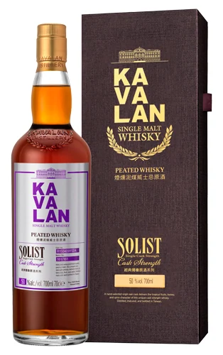 Виски KAVALAN Solist Peated Malt Single Cask Strength 50%, 0,7 л — Тайвань