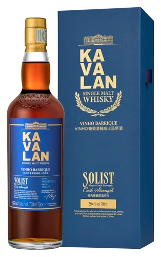 Виски Kavalan Solist Vinho Barrique Cask Single Cask Strength 59,4%, 0,7 л — Тайвань