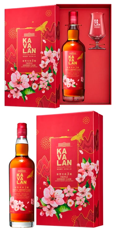 Виски Kavalan Triple Sherry Cask 40%, 0,7 л — Тайвань