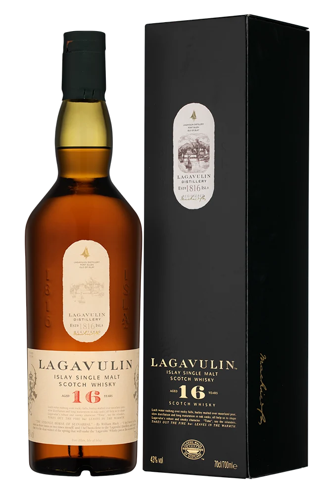 Виски Lagavulin 16 Years в подарочной упаковке, 0,7 л — Шотландия
