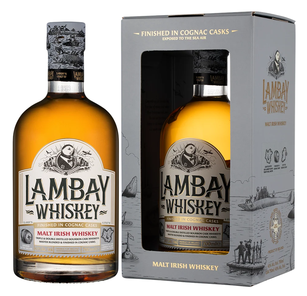 Виски Lambay Malt Irish Whiskey в подарочной упаковке, 0,7 л — Ирландия