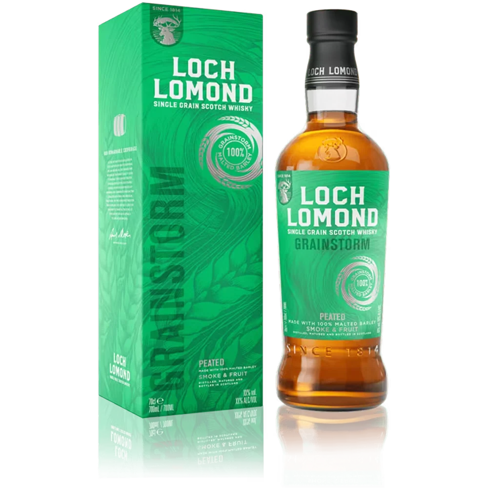 Виски Loch Lomond Single Grain Peated 0,7 л в подарочной упаковке — Шотландия