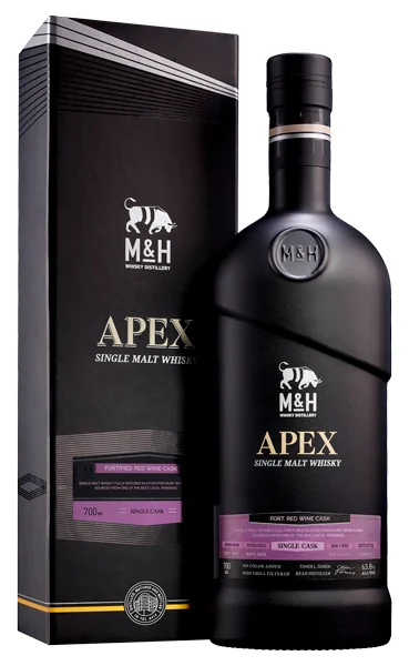 Виски M & H Apex Single Cask Fortified Red Wine Cask 63,8%, 0,7 л — Израиль