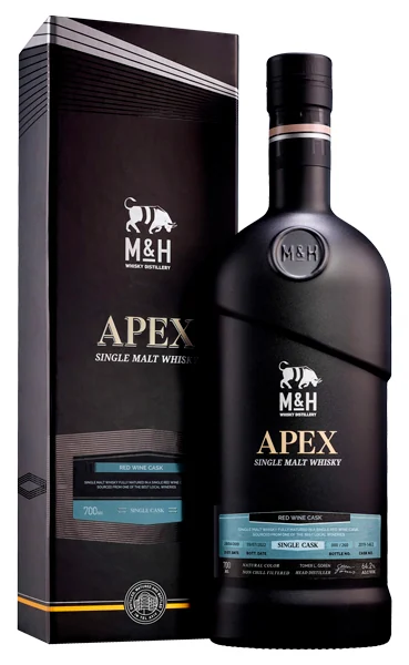 Виски M & H Apex Single Cask Red Wine Cask 64,2%, 0,7 л — Израиль