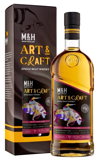 Виски M & H Art & Craft Recioto Dessert Wine Casks 55,1%, 0,7 л — Израиль