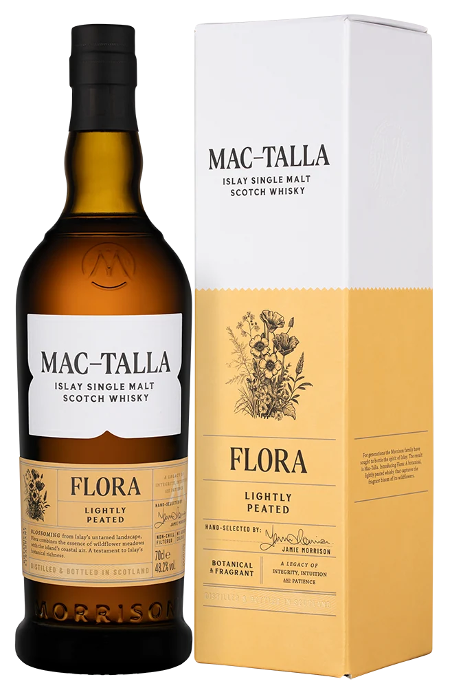 Виски Mac-Talla Single Malt Flora Lightly Peated в подарочной упаковке, 0,7 л — Шотландия