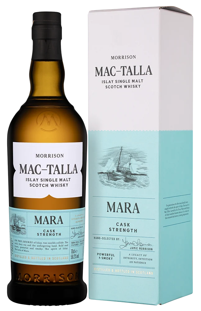 Виски Mac-Talla Single Malt Mara Cask Strength в подарочной упаковке, 0,7 л — Шотландия