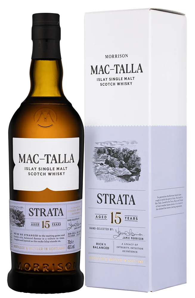 Виски Mac-Talla Single Malt Strata Aged 15 Years в подарочной упаковке, 0,7 л — Шотландия