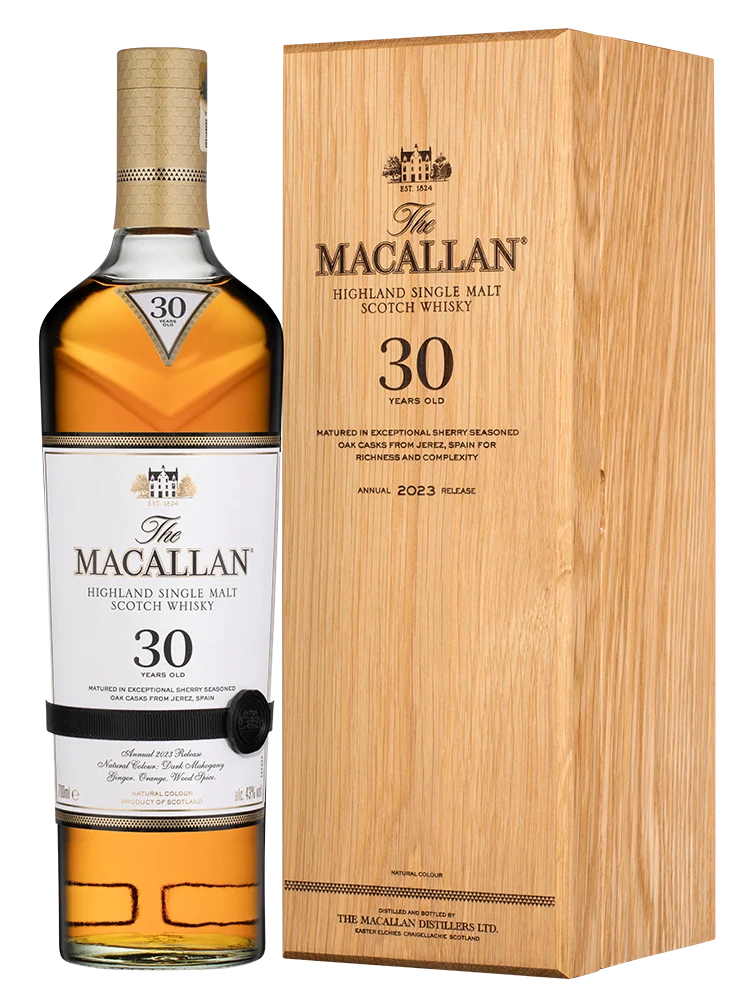 Виски Macallan 30 Years Old Sherry Oak в подарочной упаковке, 0,7 л — Шотландия
