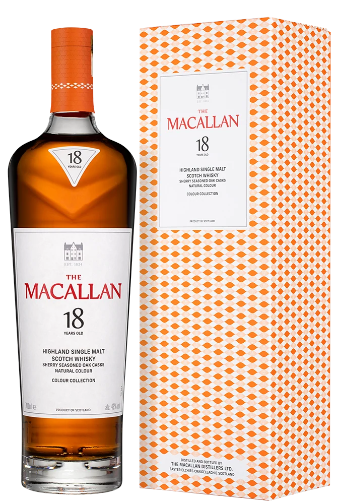 Виски Macallan Colour Collection 18 years old в подарочной упаковке, 0,7 л — Шотландия
