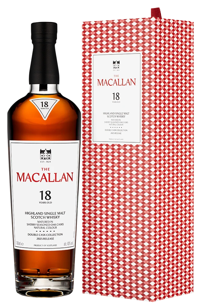 Виски Macallan Double Cask Matured 18 Years Old в подарочной упаковке, 0,7 л — Шотландия