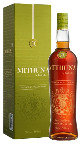 Виски Mithuna by Paul John 58%, 0,7 л — Индия