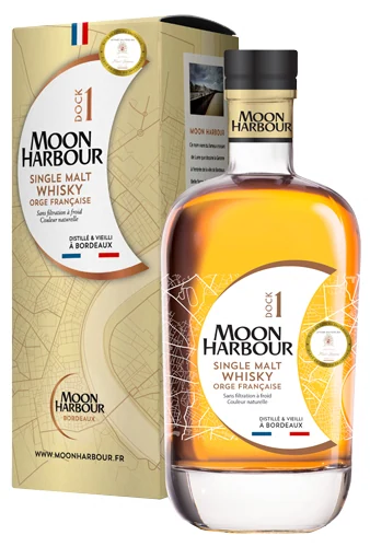 Виски Moon Harbour Dock 1 Single Malt Chateau Haut-Bergeron 45,8%, 0,7 л — Франция