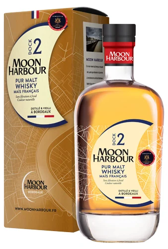 Виски Moon Harbour Dock 2 Pur Malt Chateau Cantenac Brown 45,8%, 0,7 л — Франция