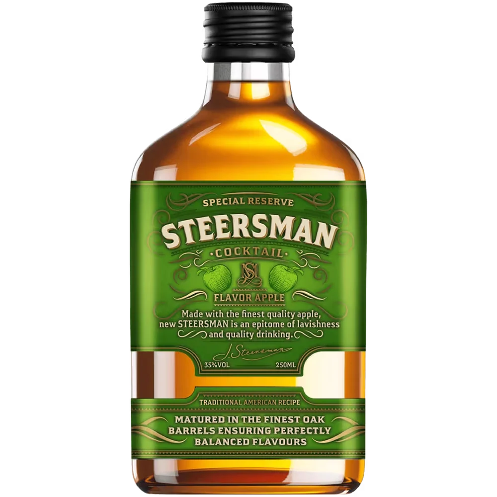 Виски Напиток спиртной Steersman Apple, 0,25 л — Россия