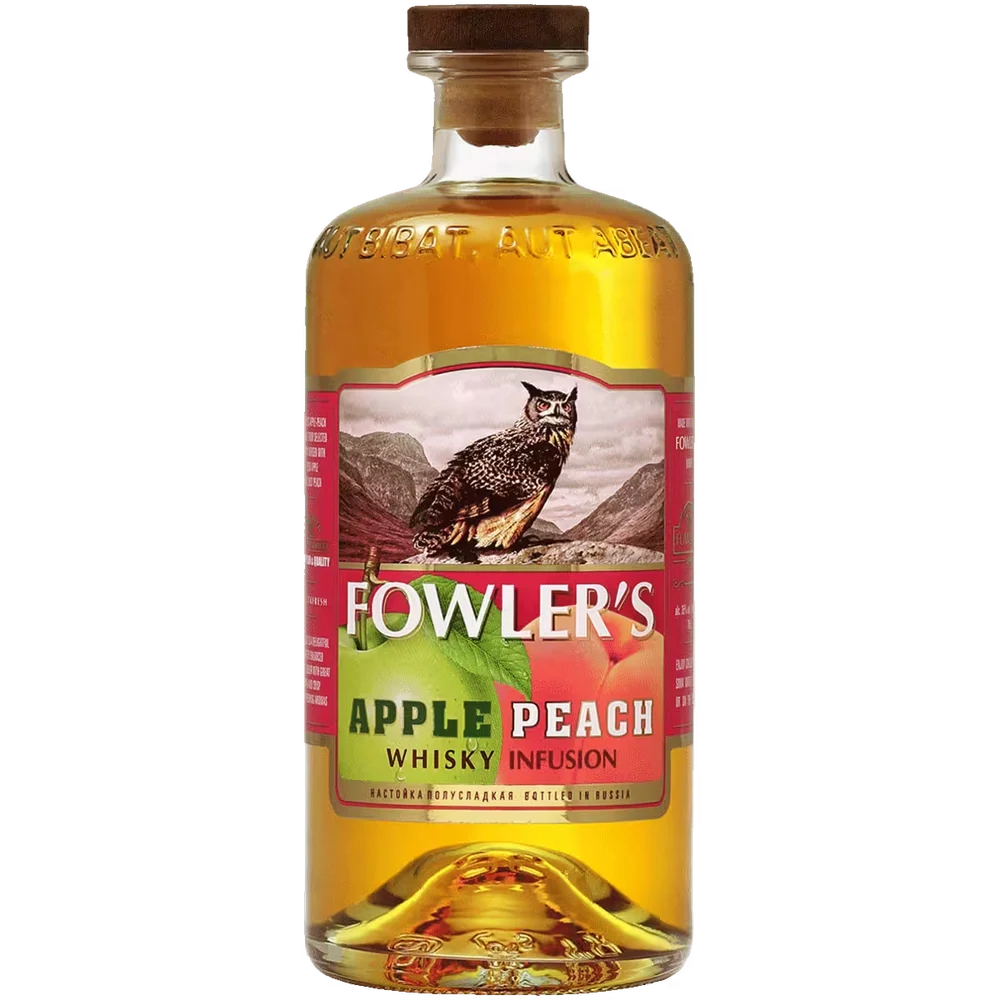 Настойка Fowler’s Apple Peach Whisky Infusion, 0,7 л — Россия