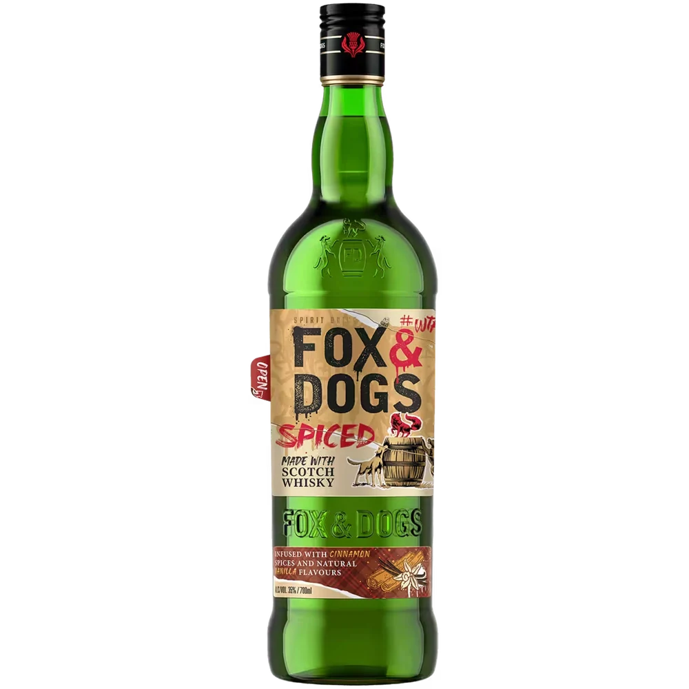 Настойка Fox & Dogs Spiced полусладкая на основе виски, 0,7 л — Россия