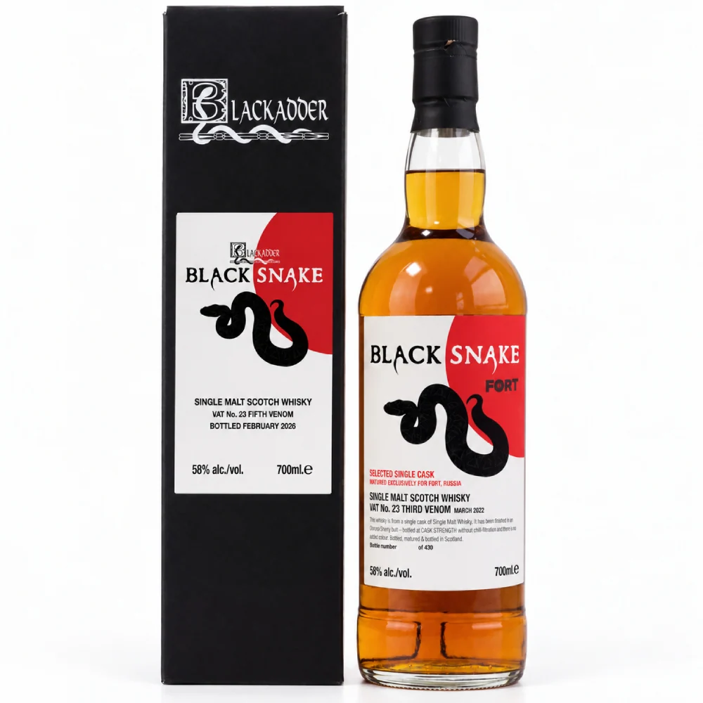 Односолодовый виски Blackadder Black Snake Single Malt Scotch (gift box), 0,7 л — Шотландия