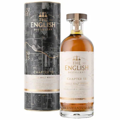 Односолодовый виски The English Single Malt Whisky 18-th Anniversary (giftbox), 0,7 л — Англия