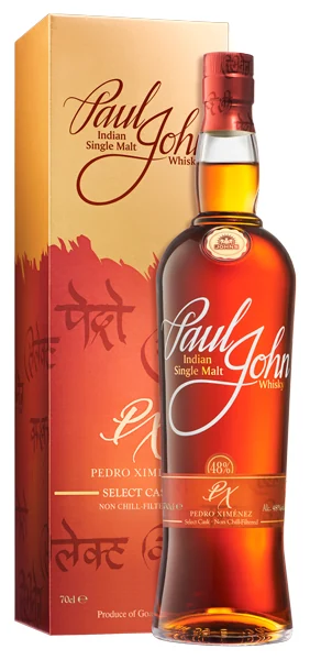 Виски Paul John Pedro Ximenez Select Cask 48%, 0,7 л — Индия