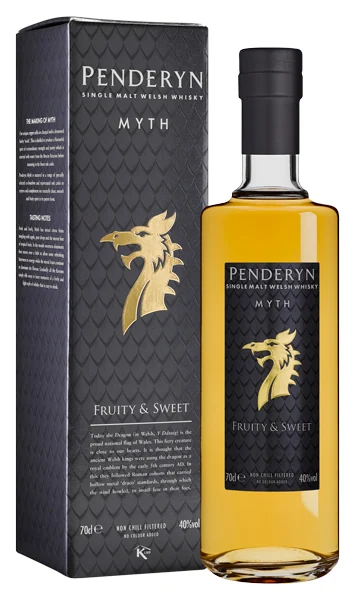 Виски Penderyn Myth 40% 0,7 л п/уп — Уэльс