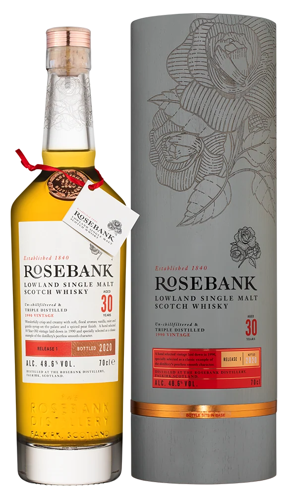 Виски Rosebank Aged 30 Years в подарочной упаковке, 0,7 л — Шотландия