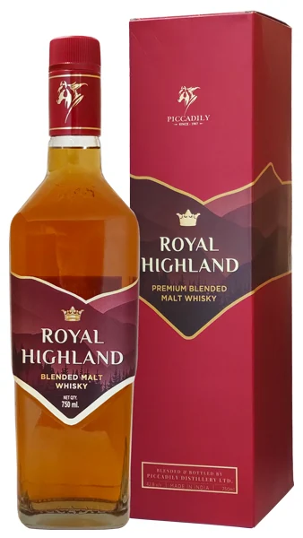 Виски Royal Highland Blended Malt Whisky 42,8%, 0,75 л — Индия