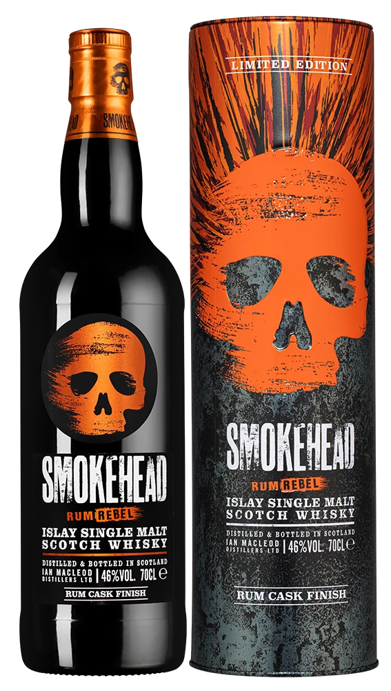 Виски Smokehead Rum Rebel в подарочной упаковке, 0,7 л — Шотландия