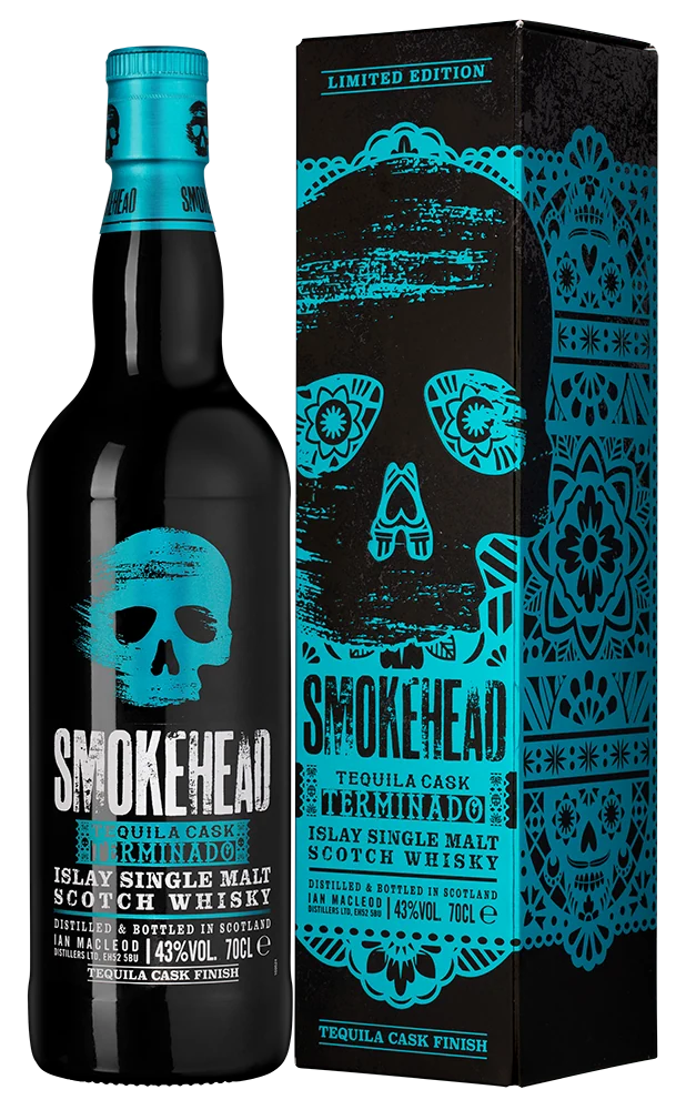 Виски Smokehead Tequila Cask Terminado в подарочной упаковке, 0,7 л — Шотландия