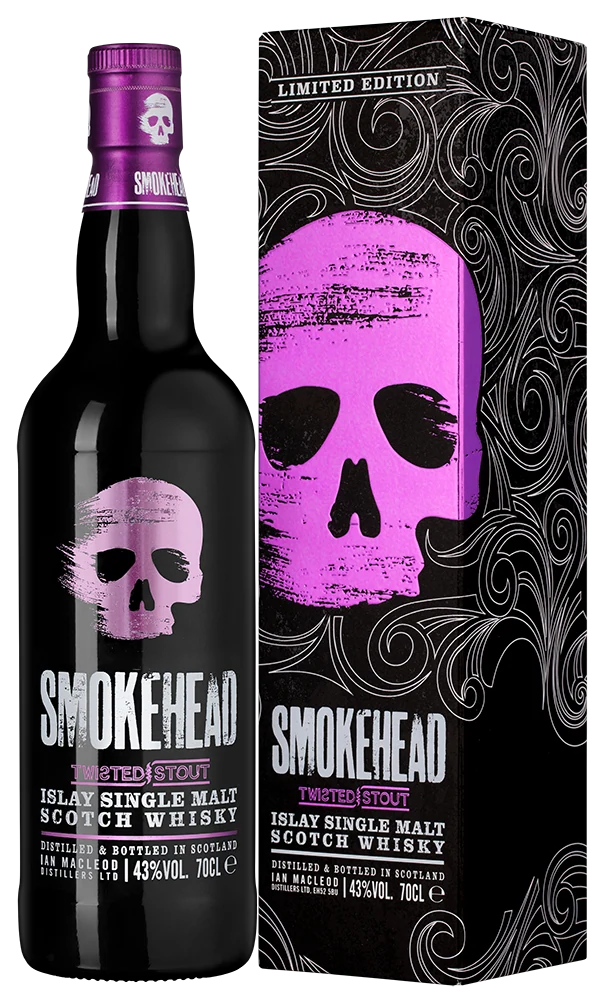 Виски Smokehead Twisted Stout в подарочной упаковке, 0,7 л — Шотландия